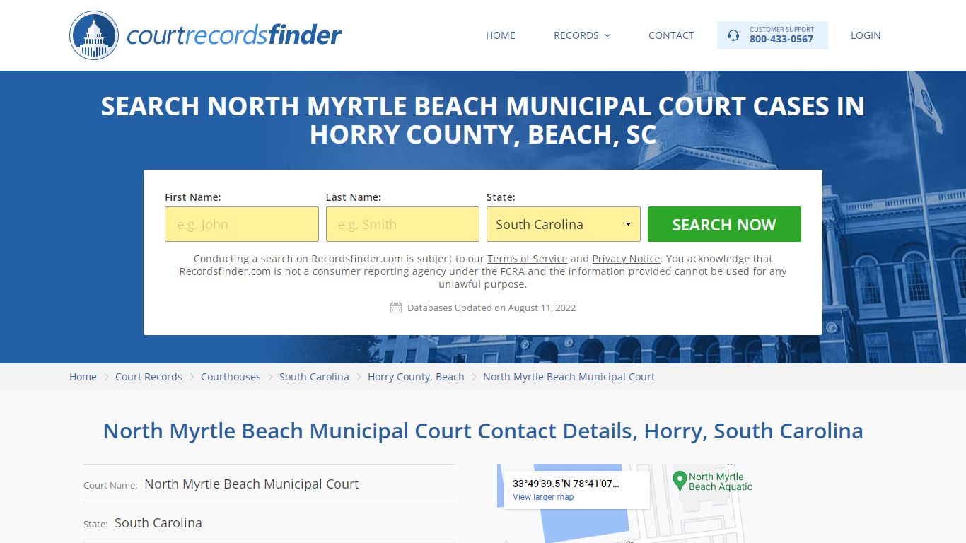 North Myrtle Beach Municipal Court Case Search - Horry ...